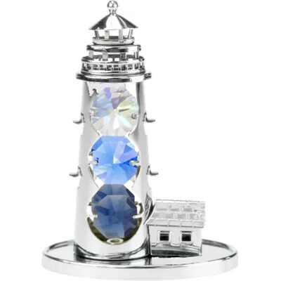 Crystocraft, miniaturka-figurka chromowana Swarovski - LATARNIA MORSKA Crystocraft, miniaturka-figurka chromowana Swarovski - LATARNIA MORSKA