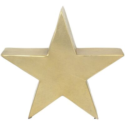 Dekoria Dekoracja Christmas Star 38cm gold, 40 x 8 x 38 cm Dekoria Dekoracja Christmas Star 38cm gold, 40 x 8 x 38 cm