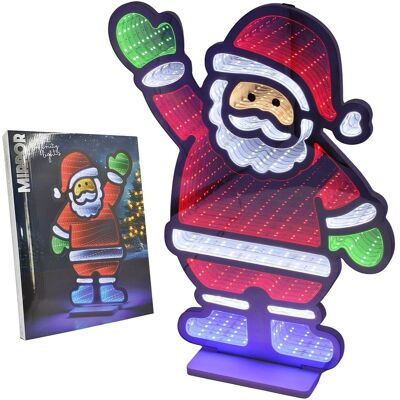 Koopman Dekoracja Lustrzana Z Diodami Led Efekt Infinity Mirror Mikołaj Koopman Dekoracja Lustrzana Z Diodami Led Efekt Infinity Mirror Mikołaj