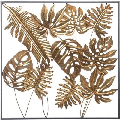 ART Dekoracja Ścienna Liście Złote Metal ART Dekoracja Ścienna Liście Złote Metal
