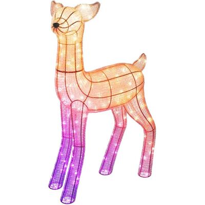 Dekoracja świąteczna renifer Twinkly 3D Reindeers - łania, 200 RGB+W LED, 90cm Dekoracja świąteczna renifer Twinkly 3D Reindeers - łania, 200 RGB+W LED, 90cm