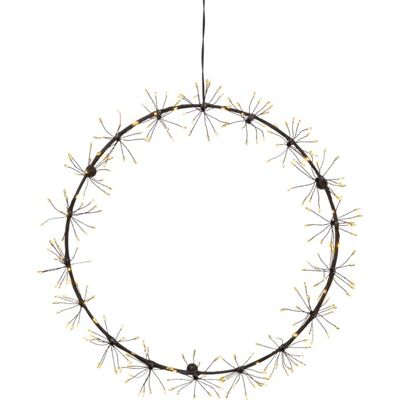 STAR TRADING Dekoracja wianek z oświetleniem Led DEW DROP FLOWER 35 cm STAR TRADING Dekoracja wianek z oświetleniem Led DEW DROP FLOWER 35 cm