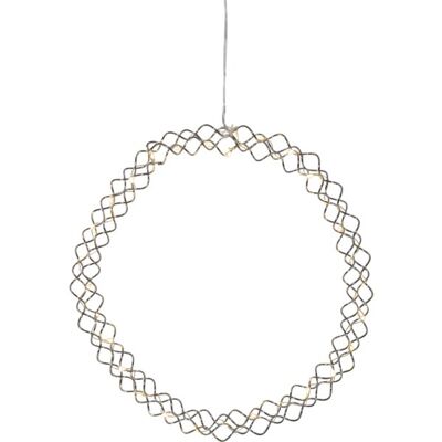 STAR TRADING Dekoracja wianek z oświetleniem Led HOOP 30 cm na baterie STAR TRADING Dekoracja wianek z oświetleniem Led HOOP 30 cm na baterie