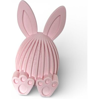 GALOPI Dekoracja wielkanocna Easter Bunny figurka zajączka 3D - różowy GALOPI Dekoracja wielkanocna Easter Bunny figurka zajączka 3D - różowy
