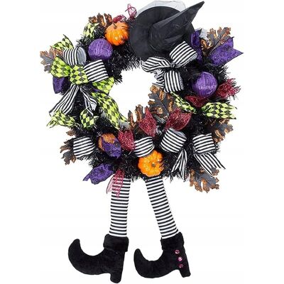 Inny producent DEKORACJE HALLOWEEN WIENIEC NA DRZWI OZDOBA HALLOWENOWA DEKORACJA DUŻY 60CM Inny producent DEKORACJE HALLOWEEN WIENIEC NA DRZWI OZDOBA HALLOWENOWA DEKORACJA DUŻY 60CM