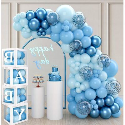 Inny producent Dekoracje Zestaw 131 Sztuk Pudelka Balonowe Literami Chlopak Chrzciny Inny producent Dekoracje Zestaw 131 Sztuk Pudelka Balonowe Literami Chlopak Chrzciny