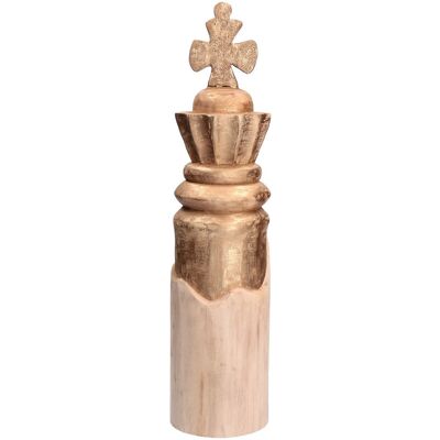 Rituali Domestici Dekoracyjna figurka w kształcie króla Scaccomatto - Złoty, 48 cm Rituali Domestici Dekoracyjna figurka w kształcie króla Scaccomatto - Złoty, 48 cm