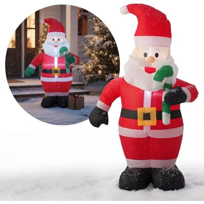 sarcia.eu DMUCHANY mikołaj, ŚWIATŁA LED, Dmuchaniec, Ozdoba ogrodowa, DUŻY! 120 cm sarcia.eu DMUCHANY mikołaj, ŚWIATŁA LED, Dmuchaniec, Ozdoba ogrodowa, DUŻY! 120 cm