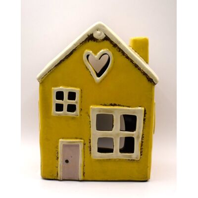 Inny producent DOMEK CERAMICZNY NA TEALIGHT ŚWIECZKĘ LAMPION KAMIENICZKA ŚWIECZNIK 18,5 CM Inny producent DOMEK CERAMICZNY NA TEALIGHT ŚWIECZKĘ LAMPION KAMIENICZKA ŚWIECZNIK 18,5 CM
