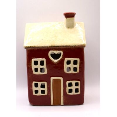 Inny producent DOMEK CERAMICZNY NA TEALIGHT ŚWIECZKĘ LAMPION KAMIENICZKA ŚWIECZNIK 18,5 CM Inny producent DOMEK CERAMICZNY NA TEALIGHT ŚWIECZKĘ LAMPION KAMIENICZKA ŚWIECZNIK 18,5 CM