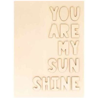 Artemio Drewniana tablica You are my sunshine - 18 x 25 cm Artemio Drewniana tablica You are my sunshine - 18 x 25 cm