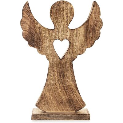 Artemis Drewniany Anioł Figurka Anioła Dekoracyjna Ozdobna Figura Stojąca 36 cm Artemis Drewniany Anioł Figurka Anioła Dekoracyjna Ozdobna Figura Stojąca 36 cm