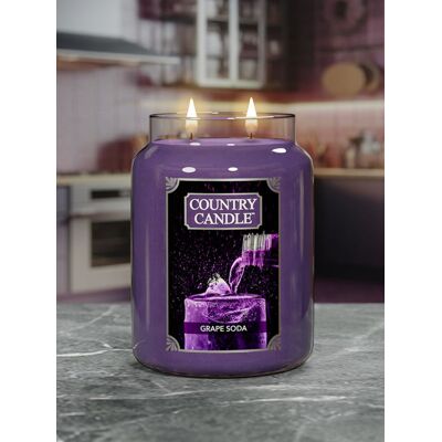 COUNTRY CANDLE Duża świeca Grape Soda Country COUNTRY CANDLE Duża świeca Grape Soda Country