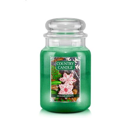 COUNTRY CANDLE Duża świeca Holiday Sweets Cou COUNTRY CANDLE Duża świeca Holiday Sweets Cou