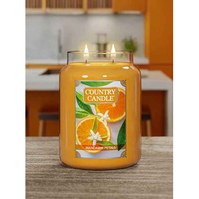 COUNTRY CANDLE Duża świeca Mandarin Petals Co COUNTRY CANDLE Duża świeca Mandarin Petals Co