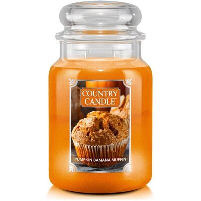 COUNTRY CANDLE Duża świeca Pumpkin Banana Muf COUNTRY CANDLE Duża świeca Pumpkin Banana Muf