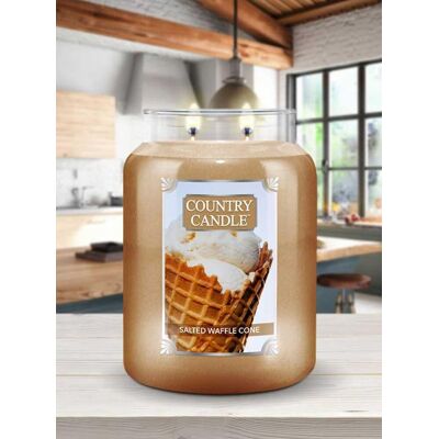 COUNTRY CANDLE Duża Świeca Salted Waffle Cone COUNTRY CANDLE Duża Świeca Salted Waffle Cone