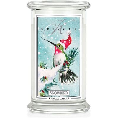 Kringle Candle Snowbird - Duża Zimowa Świeca - 624g Kringle Candle Snowbird - Duża Zimowa Świeca - 624g
