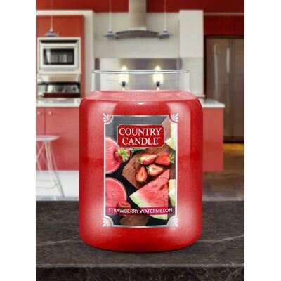 COUNTRY CANDLE Duża Świeca Strawberry Waterme COUNTRY CANDLE Duża Świeca Strawberry Waterme