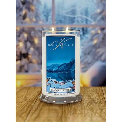 Kringle Candle Duża Świeca Tranquil Winter Kr Kringle Candle Duża Świeca Tranquil Winter Kr