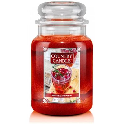 COUNTRY CANDLE Duża Świeca Winter Sangria Cou COUNTRY CANDLE Duża Świeca Winter Sangria Cou