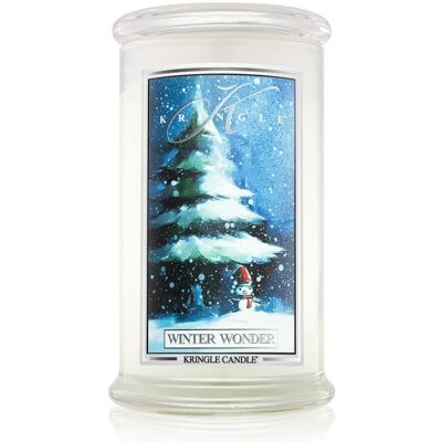 Kringle Candle Duża świeca Winter Wonder Krin Kringle Candle Duża świeca Winter Wonder Krin