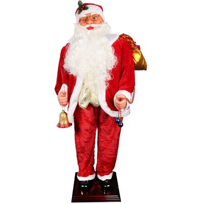 Goliat DUŻY MIKOŁAJ 180cm FIGURA TAŃCZY ŚPIEWA OZDOBA BOŻE NARODZENIE ŚWIĘTA Goliat DUŻY MIKOŁAJ 180cm FIGURA TAŃCZY ŚPIEWA OZDOBA BOŻE NARODZENIE ŚWIĘTA