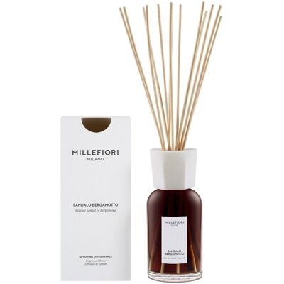 Dyfuzor pałeczki zapachowe MILLEFIORI SANDALO BERGAMOTTO 77DISB 500ml Dyfuzor pałeczki zapachowe MILLEFIORI SANDALO BERGAMOTTO 77DISB 500ml