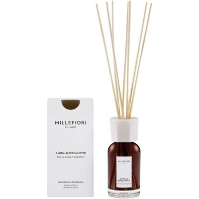 Dyfuzor pałeczki zapachowe MILLEFIORI SANDALO BERGAMOTTO 77MDSB 100ml Dyfuzor pałeczki zapachowe MILLEFIORI SANDALO BERGAMOTTO 77MDSB 100ml