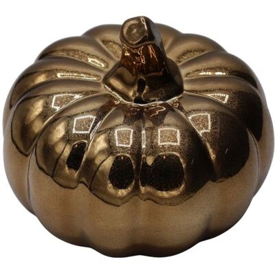 Ewax Dynia ceramiczna dekoracyjna duża brązowa ozdoba jesienna 26x26x20 cm Ewax Dynia ceramiczna dekoracyjna duża brązowa ozdoba jesienna 26x26x20 cm
