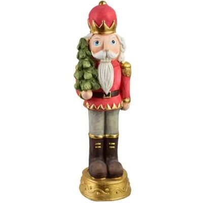 Mondex Dziadek do orzechów Santa Lila figurka czerwona 48cm Mondex Dziadek do orzechów Santa Lila figurka czerwona 48cm