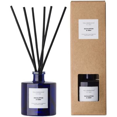 Eucalyptus & Mint - Vila Hermanos - Dyfuzor Zapachowy 100 Ml - Seria Apothecary Cobalt Blue Eucalyptus & Mint - Vila Hermanos - Dyfuzor Zapachowy 100 Ml - Seria Apothecary Cobalt Blue