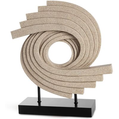 Eurofirany, Figurka dekoracyjna, Logan, 28x8x32 cm, beżowy Eurofirany, Figurka dekoracyjna, Logan, 28x8x32 cm, beżowy