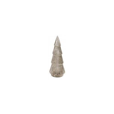 Eurofirany, Świąteczna figurka dekoracyjna ze światełkami LED, złota, 10x31 cm Eurofirany, Świąteczna figurka dekoracyjna ze światełkami LED, złota, 10x31 cm