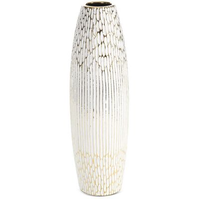 Eurofirany, Wazon, Andrea, 15x15x50 cm, biały Eurofirany, Wazon, Andrea, 15x15x50 cm, biały