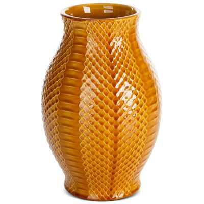 Eurofirany, Wazon, Bari, 16x25 cm, miodowy Eurofirany, Wazon, Bari, 16x25 cm, miodowy