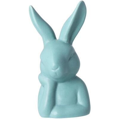 Ewax, Królik ceramiczny, matowy, zielony, 27x15x13 cm Ewax, Królik ceramiczny, matowy, zielony, 27x15x13 cm