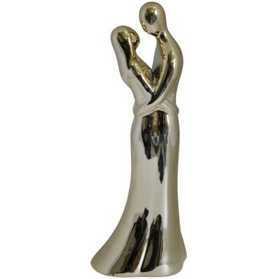 Chiny Ewax, Maxi ceramiczna Para 16631-32, złota, 9x12x33 cm Chiny Ewax, Maxi ceramiczna Para 16631-32, złota, 9x12x33 cm