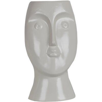 Chiny Ewax, Wazon porcelanowa twarz 922-19582R1, beżowy, 15,2x11,5x28,2 cm Chiny Ewax, Wazon porcelanowa twarz 922-19582R1, beżowy, 15,2x11,5x28,2 cm