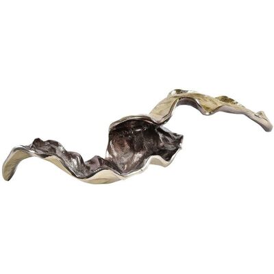 Belldeco Figura dekoracyjna srebrno złoty liść Deluxe Belldeco Figura dekoracyjna srebrno złoty liść Deluxe