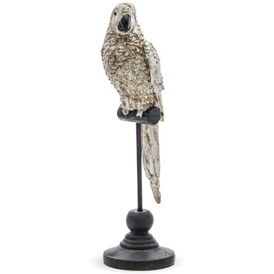 Figurka ART-POL Papuga, czarno-srebrna, 27x7x7 cm Figurka ART-POL Papuga, czarno-srebrna, 27x7x7 cm