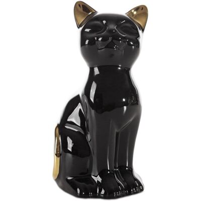 Eurofirany Figurka Dekoracyjna Cat 11X9X20Cm Czarny Eurofirany Figurka Dekoracyjna Cat 11X9X20Cm Czarny