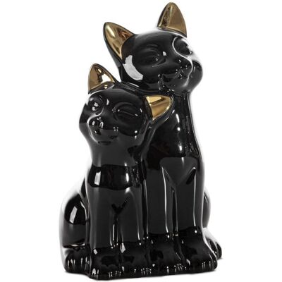 Eurofirany Figurka Dekoracyjna Cat 14X12X22Cm Czarny Eurofirany Figurka Dekoracyjna Cat 14X12X22Cm Czarny