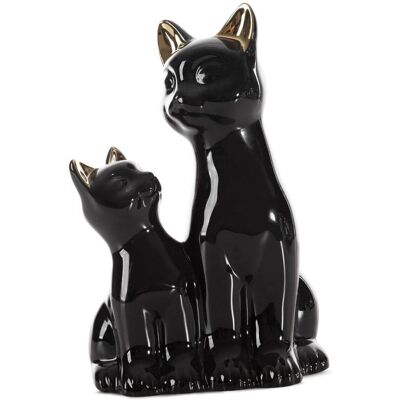 Eurofirany Figurka Dekoracyjna Cat 15X11X22Cm Czarny Eurofirany Figurka Dekoracyjna Cat 15X11X22Cm Czarny