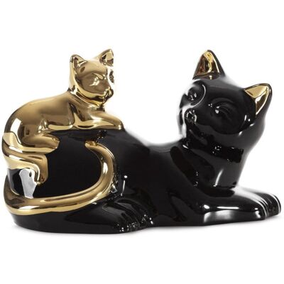 Eurofirany Figurka Dekoracyjna Cat 20X11X12Cm Czarny Eurofirany Figurka Dekoracyjna Cat 20X11X12Cm Czarny