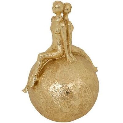 Atmosphera Figurka dekoracyjna Family 22,5cm złota Atmosphera Figurka dekoracyjna Family 22,5cm złota