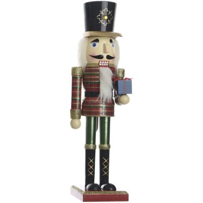ABC Figurka Dziadek Do Orzechów Drewno Ozdoba 50Cm ABC Figurka Dziadek Do Orzechów Drewno Ozdoba 50Cm