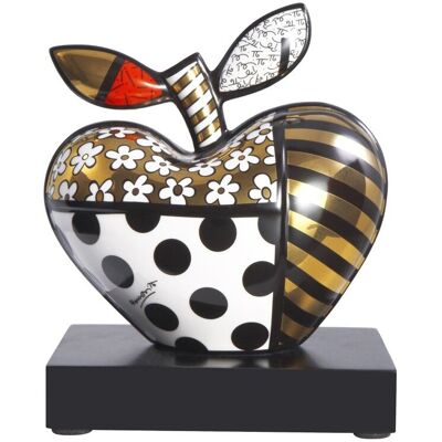 Goebel Figurka Golden Big Apple 18 cm - Romero Britto Goebel Figurka Golden Big Apple 18 cm - Romero Britto