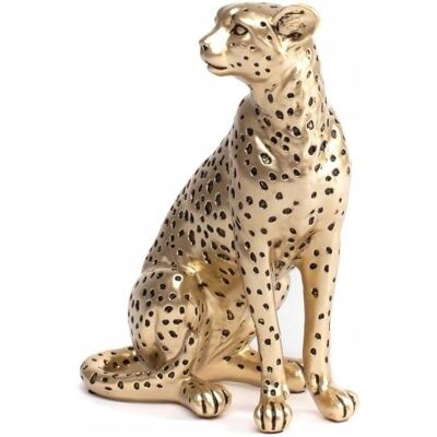 Bezmarkowe FIGURKA LAMPART ZŁOTA posąg dekoracyjny 23cm gepard glamour rzeźba Bezmarkowe FIGURKA LAMPART ZŁOTA posąg dekoracyjny 23cm gepard glamour rzeźba