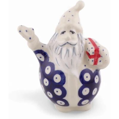 Ceramika Artystyczna Bolesławiec FIGURKA MIKOŁAJ W KLASYCZNE KROPKI (DEK 70A) BOLESŁAWIEC Ceramika Artystyczna Bolesławiec FIGURKA MIKOŁAJ W KLASYCZNE KROPKI (DEK 70A) BOLESŁAWIEC